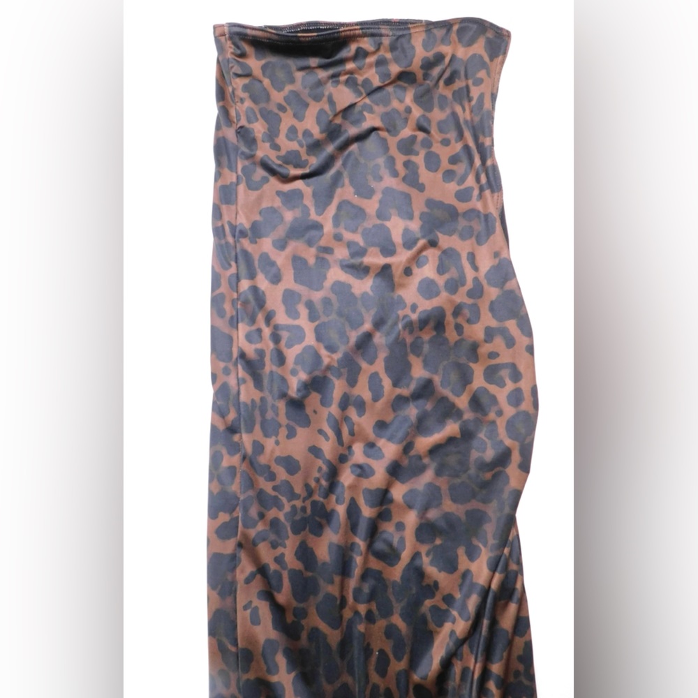 Cheetah Full Length Dress (Size 2) - Picture 5 of 7